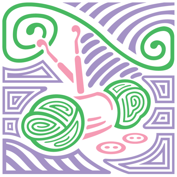 Mola Crocheting Square [SVG, DXF]
