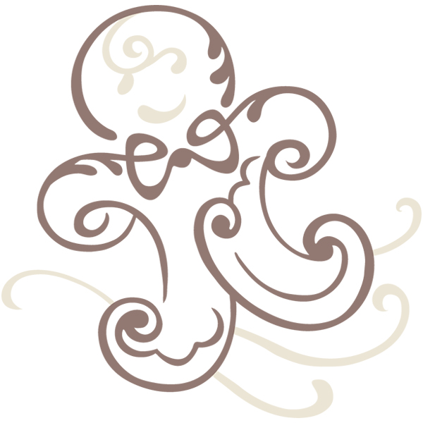Fa La La Filigree Gingerbread Cookie [SVG, DXF]