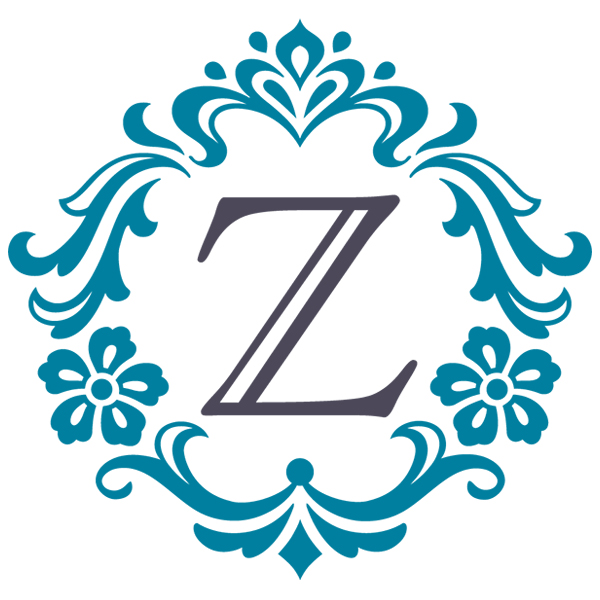 Damask Alphabet - Z [SVG, DXF]