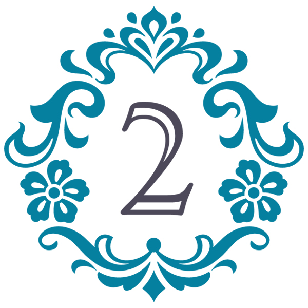 Damask Alphabet - 2 [SVG, DXF]