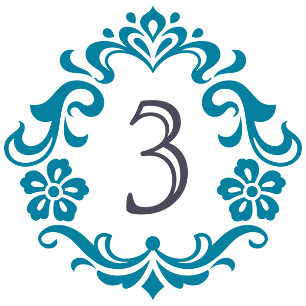 Damask Alphabet - 3 [SVG, DXF]