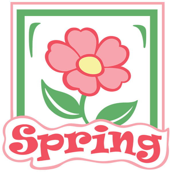 A View of the Seasons - Spring Flower [SVG, DXF]