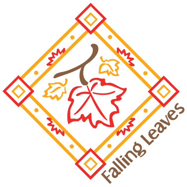 Falling Leaves Diamond [SVG, DXF]
