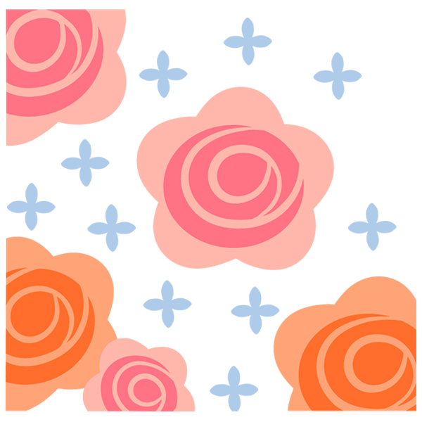 Flower Power Square - Stars [SVG, DXF]