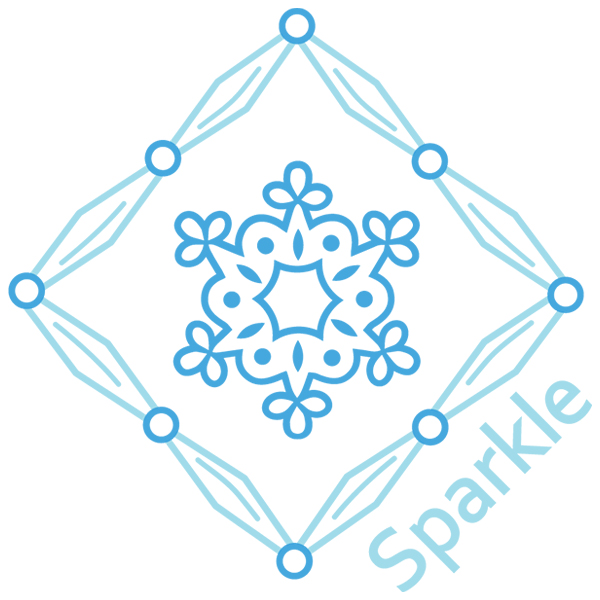 Snowflake Sparkle Diamond [SVG, DXF]