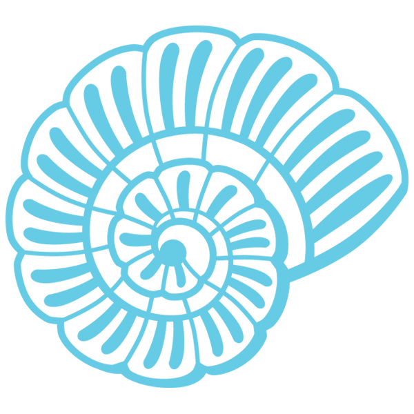 Seaside Spiral Shell [SVG, DXF]