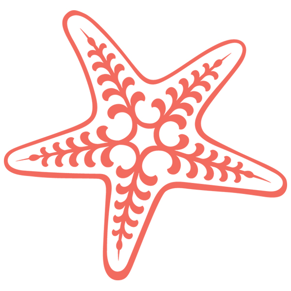Seaside Starfish [SVG, DXF]