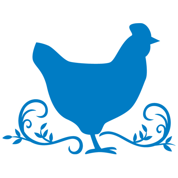 Hen Silhouette [SVG, DXF]