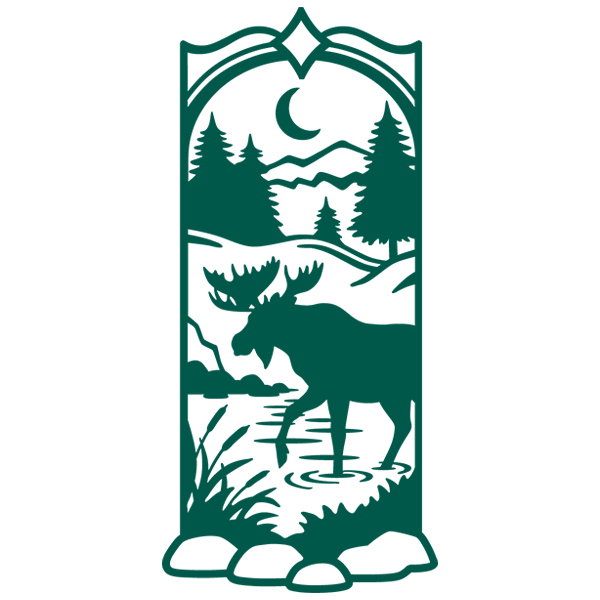 Wild Woods Silhouette - Moose [SVG, DXF]
