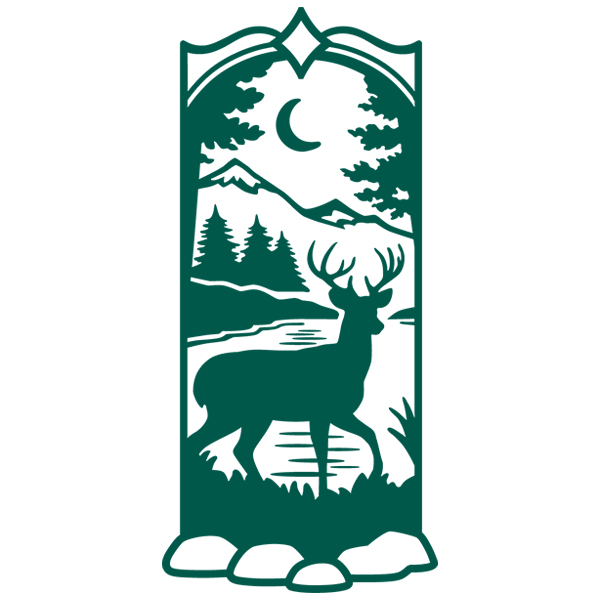 Wild Woods Silhouette - Deer [SVG, DXF]