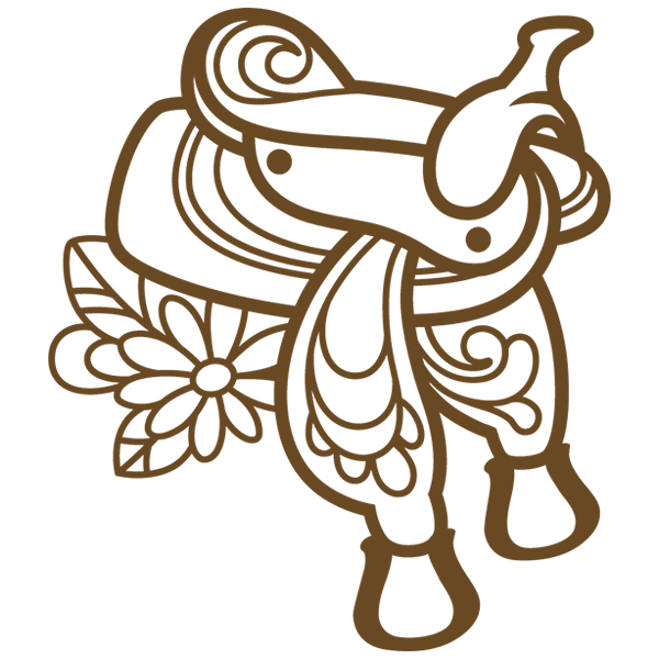 Doodle Saddle [SVG, DXF]