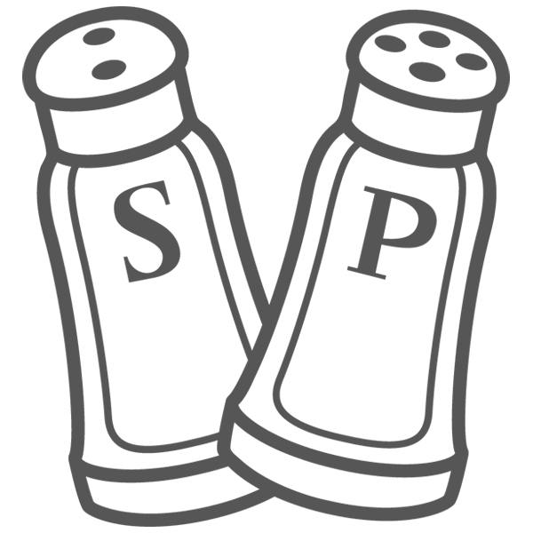 Doodle Salt and Pepper [SVG, DXF]