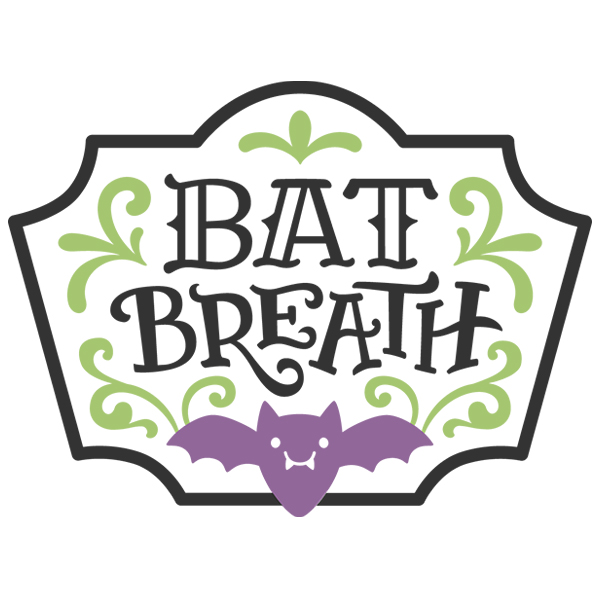 Halloween Apothecary - Bat Breath [SVG, DXF]