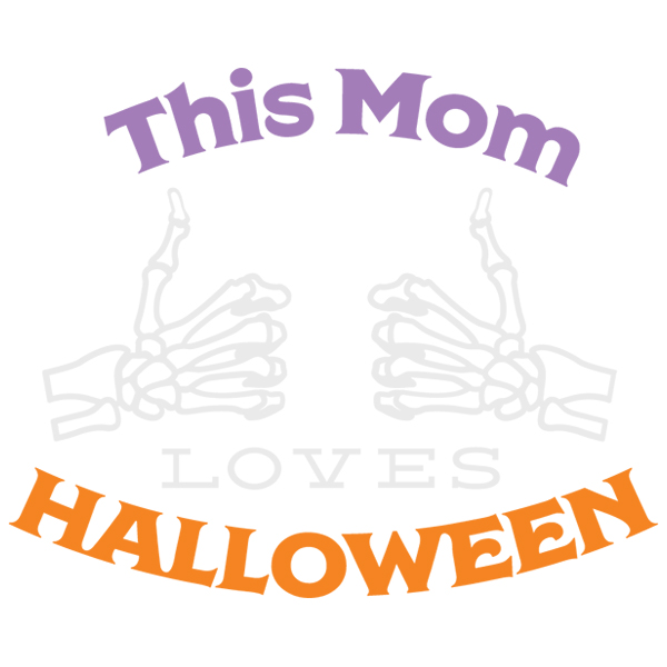 This Mom Loves Halloween [SVG, DXF]