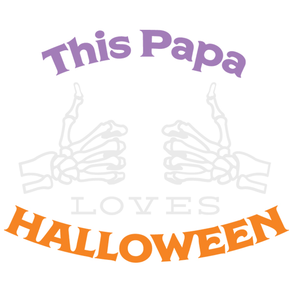 This Papa Loves Halloween [SVG, DXF]