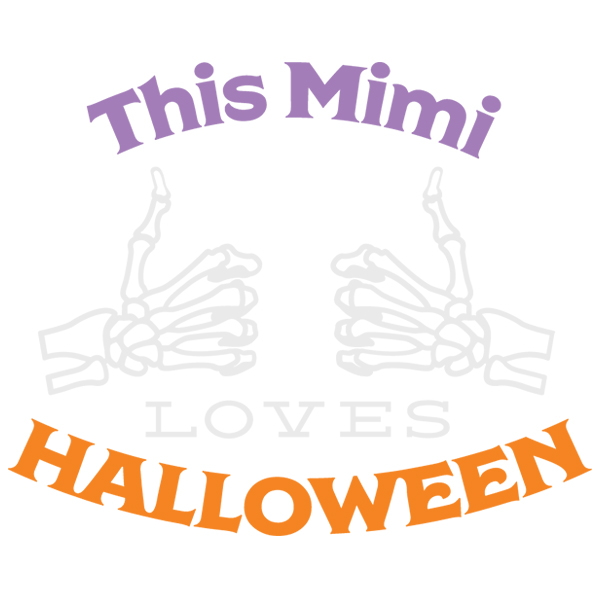 This Mimi Loves Halloween [SVG, DXF]