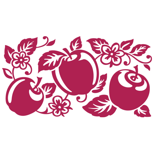 Simply Apples Rectangle [SVG, DXF]