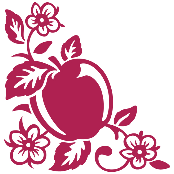 Simply Apples Corner [SVG, DXF]