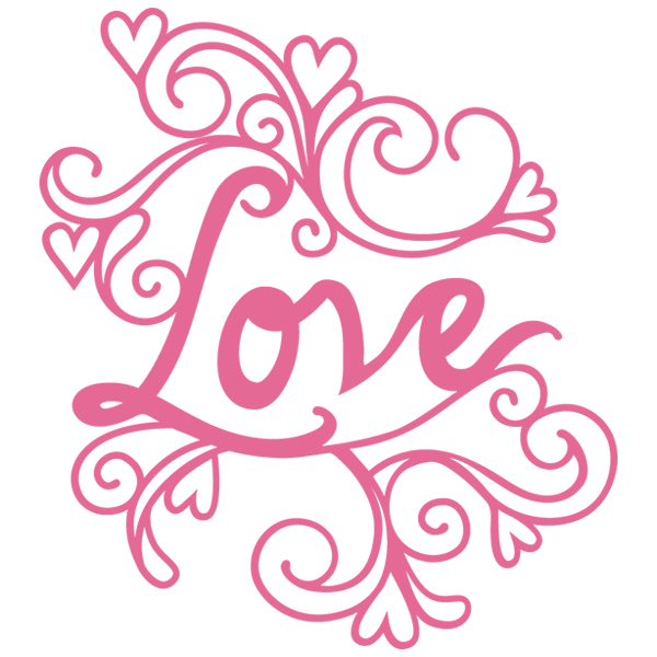 Doodle Love [SVG, DXF]