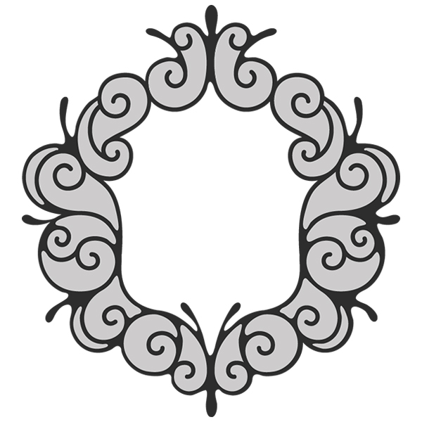 Filigree Frame [SVG, DXF]