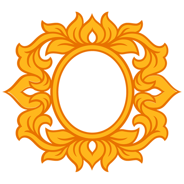 Damask Frame [SVG, DXF]