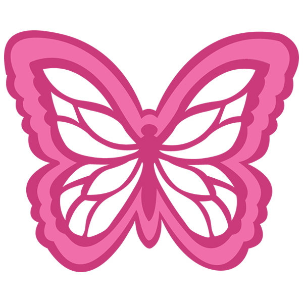 Garden Butterfly [SVG, DXF]