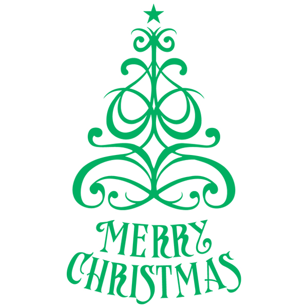 Merry Christmas [SVG, DXF]