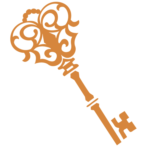 Antique Key 4 [SVG, DXF]