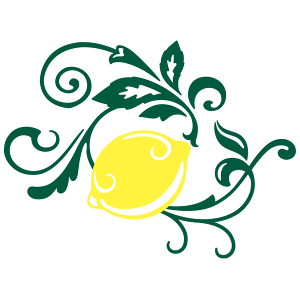Elegant Lemon Swirl [SVG, DXF]