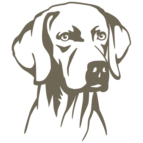 Weimaraner Silhouette [SVG, DXF]