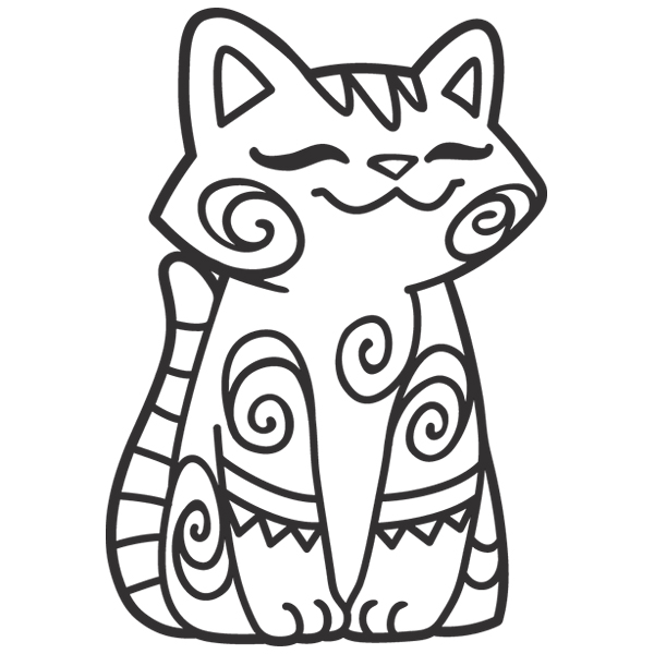 Wild Whimsy - Kitty [SVG, DXF]
