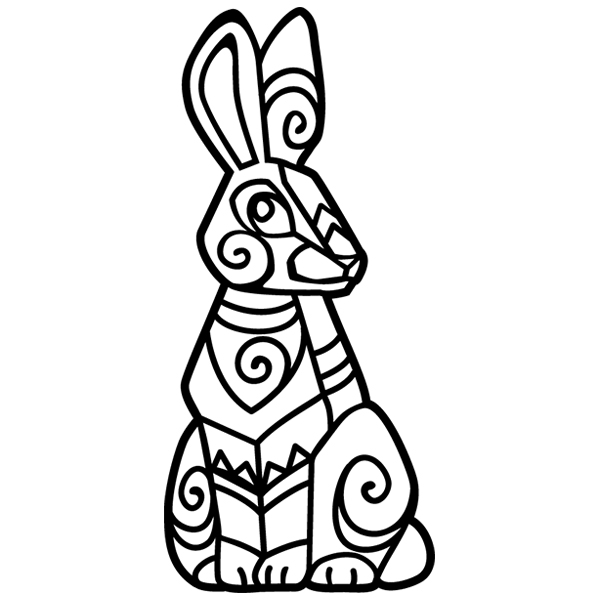 Wild Whimsy - Bunny [SVG, DXF]