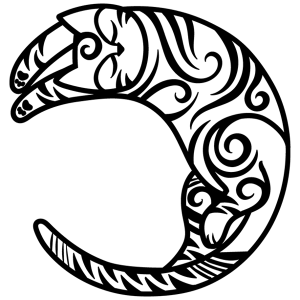 Lunar Cat [SVG, DXF]
