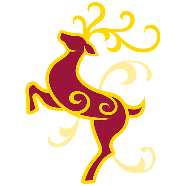 Reindeer Frolic Filigree [SVG, DXF]