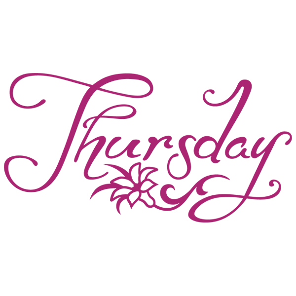 Beautiful Thursday [SVG, DXF]