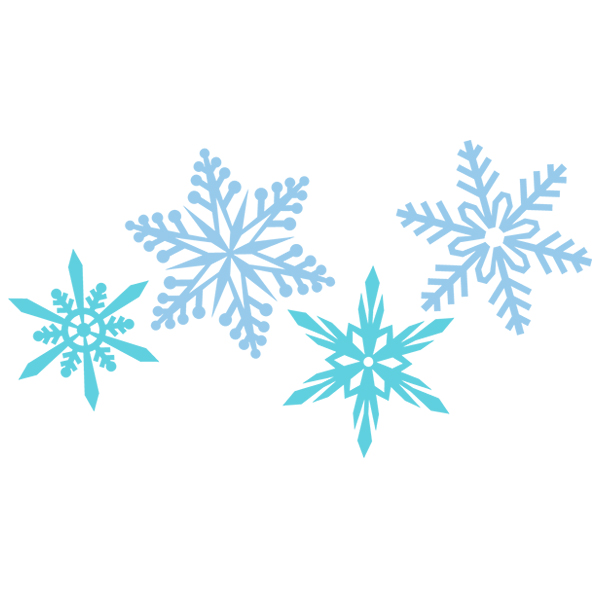 Frosty Flourish Border [SVG, DXF]