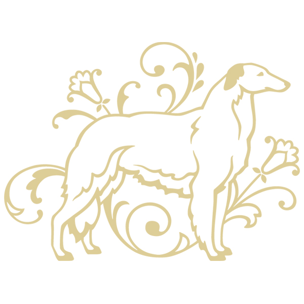 Graceful Borzoi [SVG, DXF]