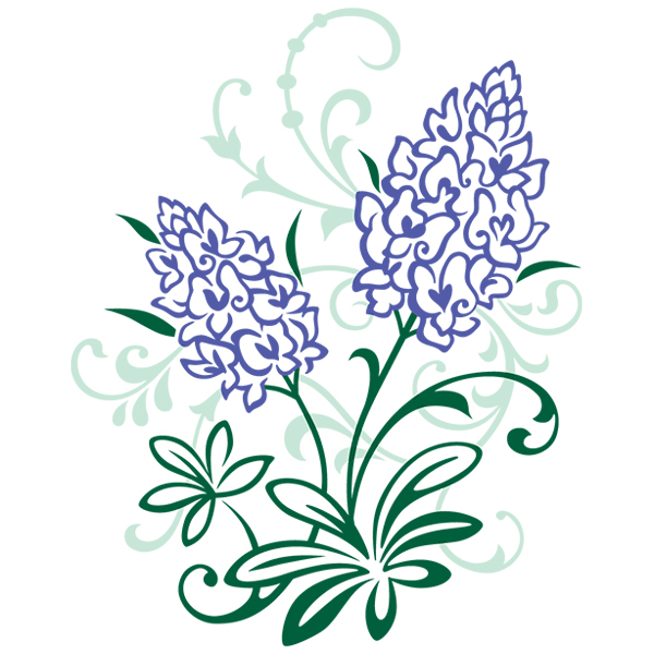 Bluebonnet Filigree [SVG, DXF]
