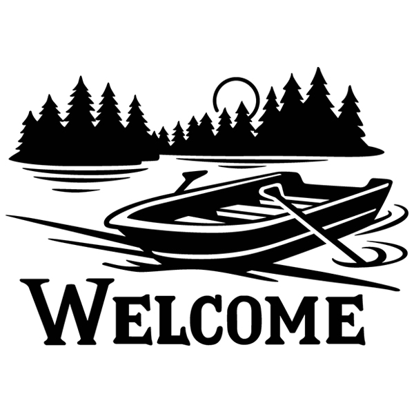 Lakeside Welcome [SVG, DXF]
