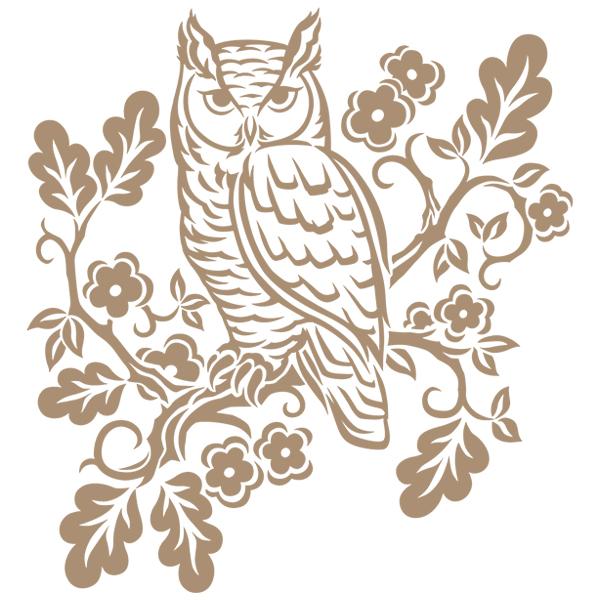 Simply Great Horned Owl [SVG, DXF]