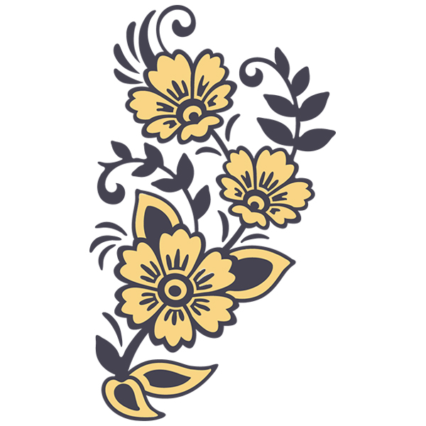 Floral Wonders Spray [SVG, DXF]