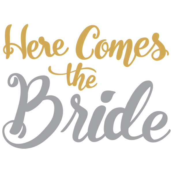 Here Comes the Bride [SVG, DXF]