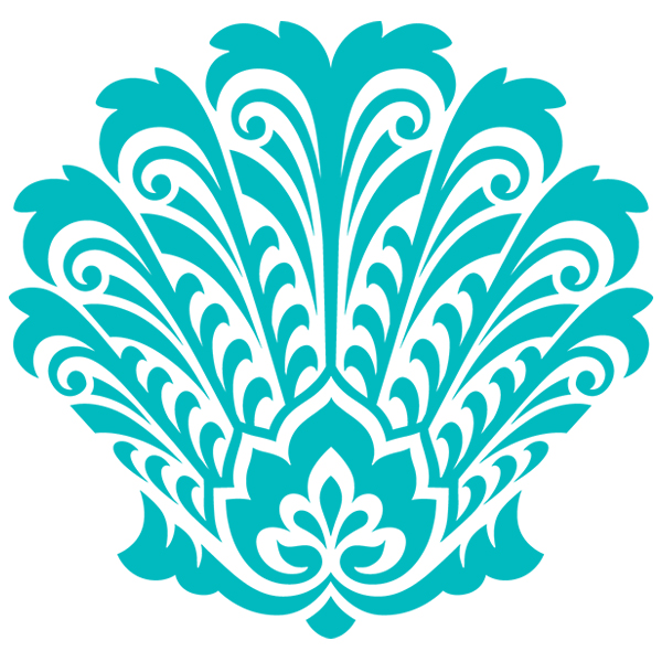 Damask Seashell [SVG, DXF]