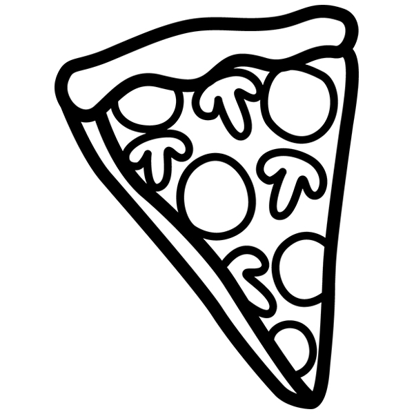 Daydream Doodles - Pizza [SVG, DXF] 1