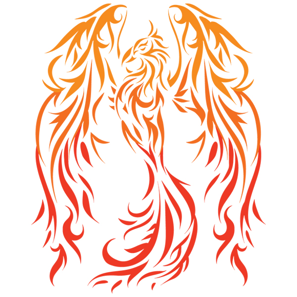 Fierce Fantasy - Phoenix [SVG, DXF]
