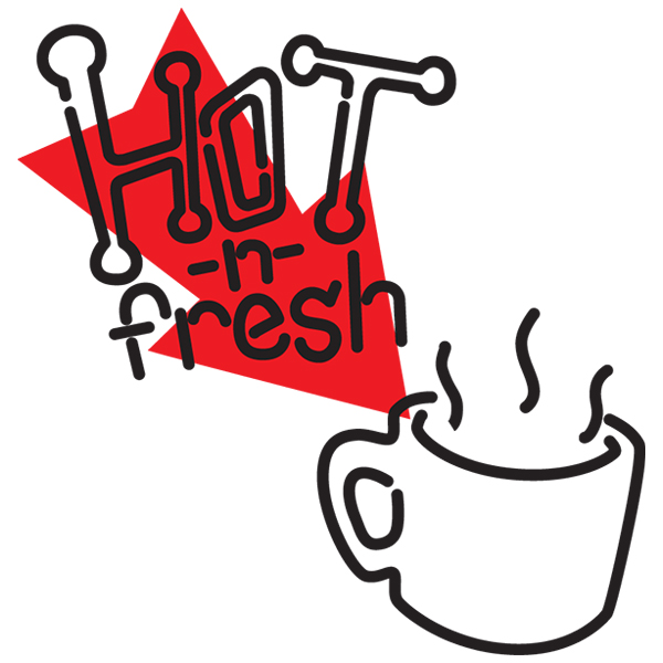 Hot and Fresh Coffee [SVG, DXF]