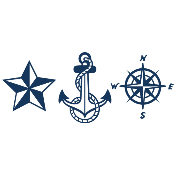 Sailing Away Trio [SVG, DXF]