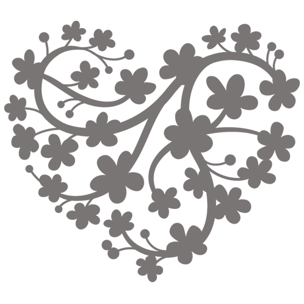 Leafy Heart 1 [SVG, DXF]