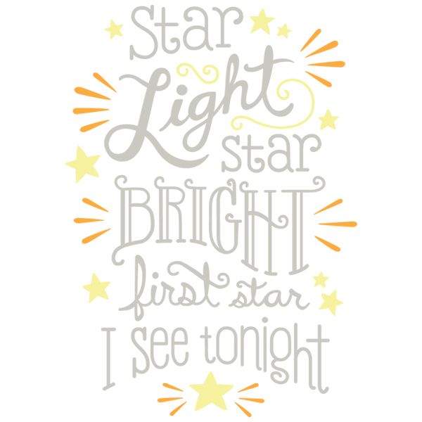 Star Light, Star Bright [SVG, DXF]