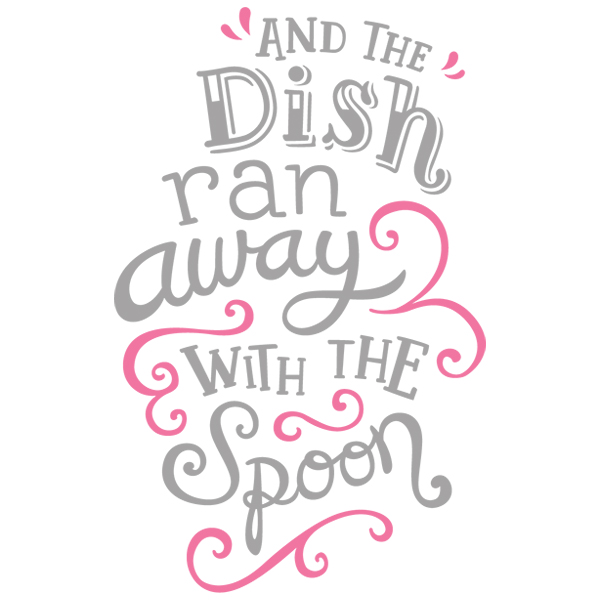 And the Dish Ran Away with the Spoon [SVG, DXF]